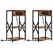 Mobiletti da Notte 2 pcs Rovere fumo 41 x 31 x 76 cm - Foto miniatura 1