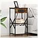 Mobiletti da Notte 2 pcs Rovere fumo 41 x 31 x 76 cm - Foto miniatura 2
