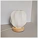 Lampada Da Scrivania Usb Con Base In Legno, Controllo Touch Dimmerabile, Design Stampato In 3d - Foto miniatura 2