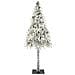 Albero di Natale con luci a strisce a LED Bianco 210 cm PE - Foto miniatura 3