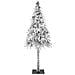 Albero di Natale con luci a strisce a LED Bianco 210 cm PE - Foto miniatura 4