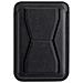 Porta Carte E Supporto Pieghevole In Pu Pelle Universale Con Slot A Farfalla Black - Foto miniatura 1