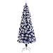 Lusso Casadino -  Albero Natale Preilluminato Bianco E Blu 210 Cm In Fibra Ottica - Foto miniatura 3