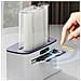 Dispenser Di Filo Interdentale Smart Con Sensore - Ricaricabile Type-c Con 100 Plettri Grey - Foto miniatura 3