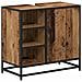 Set di mobili per il bagno con lo scaffale 3 pcs Legno vecchio - Foto miniatura 6