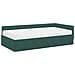 Struttura Letto Angolare con Materasso 2 pcs Verde Velluto - Foto miniatura 4