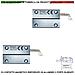Sensori Magnetici Corrazzati In Alluminio Fori Di Fissaggio 2 Pezzi Per Porte Ferro Contatti Allarme Reed Nc Sensibili - Foto miniatura 1