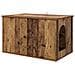 Casa per Gatti Legno vecchio 85 x 55 x 50 cm Legno multistrato - Foto miniatura 1