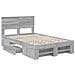 Struttura del letto con testiera Grigio Sonoma 120 x 200 cm - Foto miniatura 5
