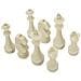 Set 8 Scacchi Decorativi Quarzy In Resina Bianco E Oro - Foto miniatura 6