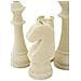 Set 8 Scacchi Decorativi Quarzy In Resina Bianco E Oro - Foto miniatura 8