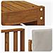 Set divani con cuscino 8 pcs Grigio Naturale e Chiaro - Foto miniatura 8