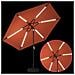 Parasol da Giardino con Luci LED 300 x 300 cm Poliestere - Foto miniatura 5
