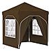 Tenda per feste a pop-up 192 x 192 x 245 cm Tortora - Foto miniatura 1