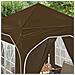 Tenda per feste a pop-up 192 x 192 x 245 cm Tortora - Foto miniatura 4