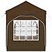 Tenda per feste a pop-up 192 x 192 x 245 cm Tortora - Foto miniatura 8