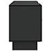 Mobile TV 102 x 34,5 x 50 cm Nero Legno ingegnerizzato - Foto miniatura 5