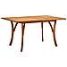Set Mobili da Pranzo per Giardino 5 pz Beige - Foto miniatura 3