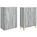 Set di armadi 2 pcs 66 x 34,5 x 90 cm Legno ingegnerizzato - Foto miniatura 3
