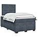 Letto box spring con materasso Grigio Scuro 120 x 200 cm - Foto miniatura 3