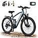 26"" Bicicletta Elettrica GT900 Shimano 21 Velocità Batteria 36V13Ah 250W 25KM /H 30-60km Display LCD con Sblocco NFC City E-Bike - Foto miniatura 1