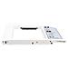 Tray convertitore da 9.5mm da Slim DVDRW a 2,5 HDD / SSD per notebook + Case USB Per DVDRW Slim - Foto miniatura 3