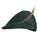 Cappello Principe Dei Ladri Con Piuma - Foto miniatura 1