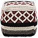 Pouf In Tessuto Multicolore 42 X 48 Cm Sagar - Foto miniatura 15