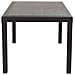 Caligola - Set Tavolo Fisso In Wicker Cm 150 X 90 Compreso Di 4 Sedute - Foto miniatura 4