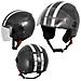 Casco Jet Scooter Moto Quad Omologato Ece 22 05 Visiera Grigo M - Foto miniatura 1