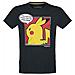 Pika Pika Pika Popart T-shirt, Male, Extra Large, Black [ ts837148pok-xl] - Foto miniatura 4