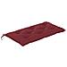 Cuscino per Panca Rosso Vino 100x (50+50) x7cm in Tessuto Oxford - Foto miniatura 4