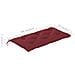 Cuscino per Panca Rosso Vino 100x (50+50) x7cm in Tessuto Oxford - Foto miniatura 6