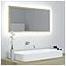 Specchio da Bagno LED Rovere Sonoma 90x8,5x37 cm in Acrilico - Foto miniatura 1