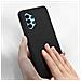 Cover In Silicone Semirigido Samsung Galaxy A32 5g Con Finitura Soft Touch Nera - Foto miniatura 3