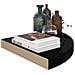 Scaffali Angolari A Parete 2 Pz Nero Lucido 35x35x3,8 Cm Mdf - Foto miniatura 3