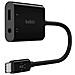 RockStar 3,5mm Audio- und USB-C Ladeadap. schw. NPA004btBK - Foto miniatura 1