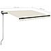Tenda da Sole Automatica Autoportante 350x250 cm Crema - Foto miniatura 9