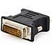 A-DVI-VGA-BK DVI-A VGA 15-pin Nero, Metallico cavo di interfaccia e adattatore - Foto miniatura 2