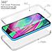 Custodia Compatibile Con Samsung Galaxy A40 In Transparente - 360° Full Body Copertura Protettiva - Protezione Anteriore E Posteriore, Protezione A Tutto Tondo Con Protezione Del Display - Foto miniatura 2