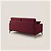 Saturno Divano Lineare In Tessuto Impermeabile T03 Rosso - Foto miniatura 3