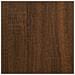 Mensola A Muro Rovere Marrone 90x16x78 Cm In Legno Multistrato - Foto miniatura 5