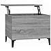 Tavolino Salotto Grigio Sonoma 60x44,5x45 Cm Legno Multistrato - Foto miniatura 1