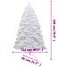 Albero Natale Artificiale Incernierato Con Neve Fioccata 180 Cm - Foto miniatura 8