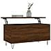 Tavolino Salotto Rovere Marrone 90x44,5x45 Cm Legno Multistrato - Foto miniatura 3