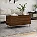 Tavolino Salotto Rovere Marrone 90x44,5x45 Cm Legno Multistrato - Foto miniatura 1