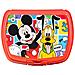 Disney Sandwich Box Rossa Per Bambini In Plastica Mickey Mouse Topolino Utile Per Portare La Merenda Fuori Casa - Foto miniatura 3
