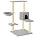 Albero Per Gatti Con Tiragraffi In Sisal Grigio Chiaro 95 Cm - Foto miniatura 1