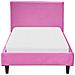 Letto Velluto Fitou 90 X 200 Cm Fucsia - Foto miniatura 4