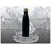 Borraccia Termica Travel Tinta Unita 500ml Bottiglia Acqua Thermos Bevande Borraccia Nero - Foto miniatura 2